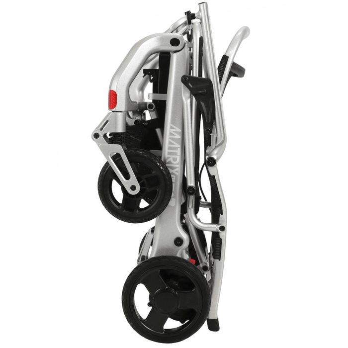 Matrix Ultra 2 2025 Model Carbon Fiber Folding Electric Wheelchair Red Open Box