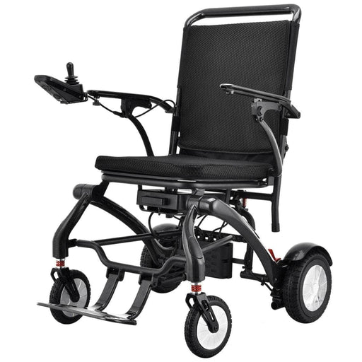 Matrix Carbon FIber Wheelchair Color Black Front Left Side View