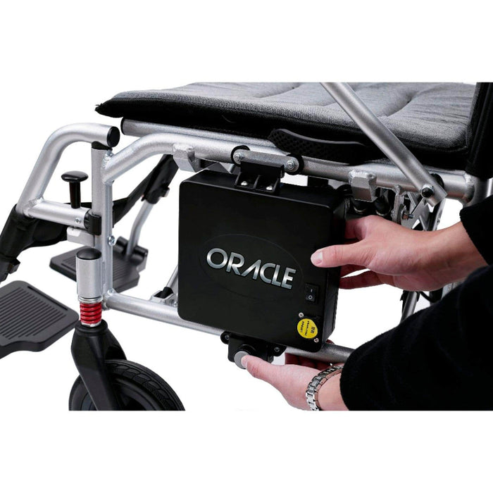oracle lightweight foldable power wheelchair battery