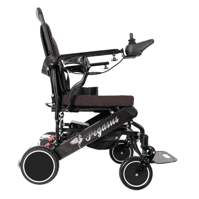 Pegasus Carbon Fiber Wheelchair Color Black Right Side View