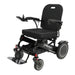 Pegasus Plus HD Bariatric Foldable Wheelchair Color Black Front Left Side View