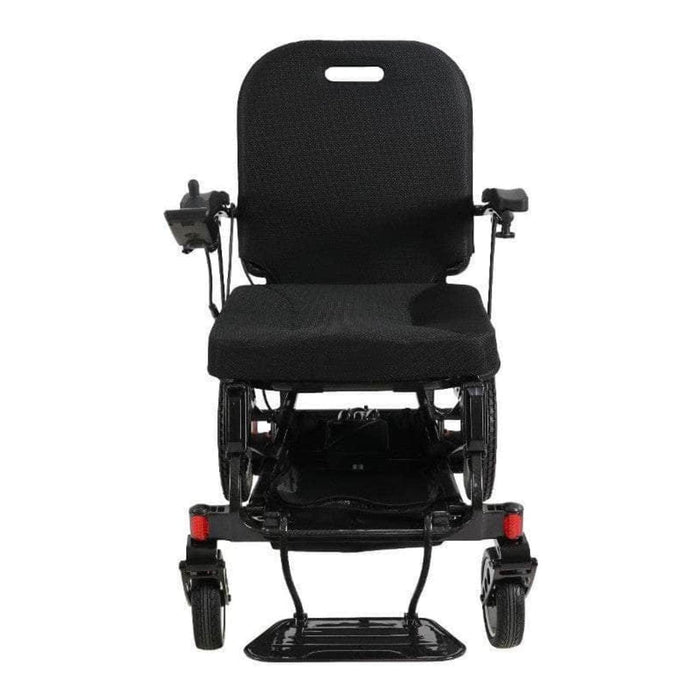 Pegasus Plus HD Bariatric Foldable Wheelchair Color Black Front View 