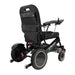 Pegasus Plus HD Bariatric Foldable Wheelchair Color Black Back Right Side View