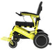 Pegasus Plus HD Bariatric Foldable Wheelchair Color Yellow Back Left Side View
