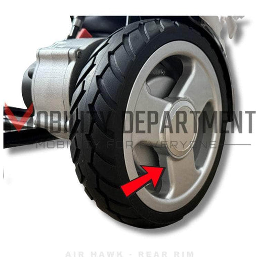 Air Hawk Foldable Electric Power Wheelchair Replacement Rear Rim