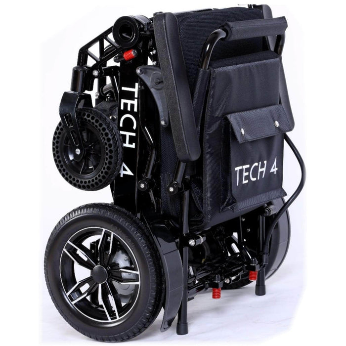 Tech 4 Remote Control Foldable Power Wheelchair Folded