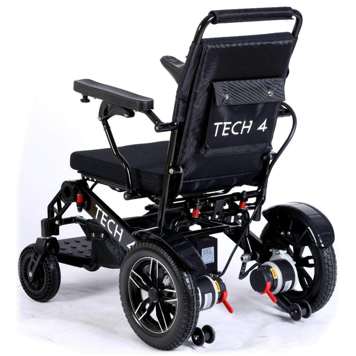 Tech 4 Remote Control Power Wheelchair Back Side