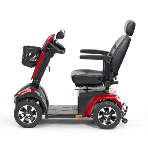 Drive Medical Panther 4-Wheel Heavy Duty Scooter Color Red Left Side View