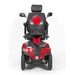Drive Panther Scooter Color Red Front View With Basket
