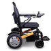 Ewheels EW-M45 Folding Power Wheelchair Color Black Right Side View 