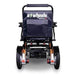 EW-M45 Folding Power Wheelchair Color Black Back View