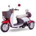 EW-11 Scooter Color Red Front Left Side View