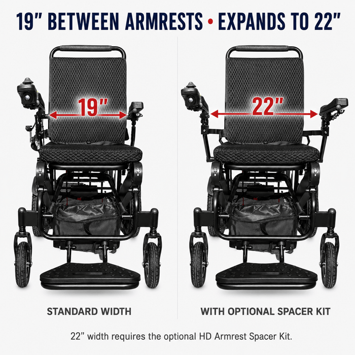 SkyHawk Bariatric Reclining Folding Electric Wheelchair