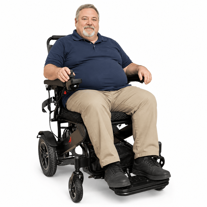 SkyHawk Bariatric Reclining Folding Electric Wheelchair