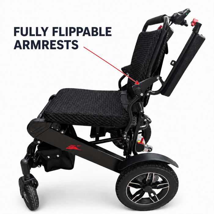 SkyHawk Bariatric Reclining Folding Electric Wheelchair
