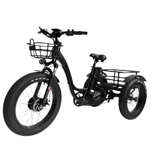 Front View Of Emobility Star Fat Electric Tricycle