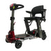 MOJO Folding Scooter Color Red Front Left Side View