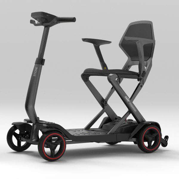 iMOVE AirCarbon Folding Mobility Scooter folded for transport and storage