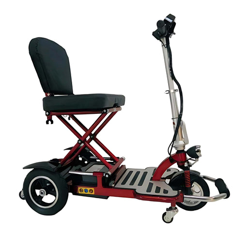 enhance mobility triaxe cruze color red right side view