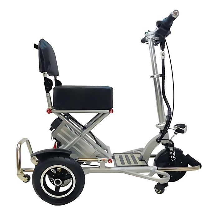 TriaxeSportMobilityScooterColorSilverRightSideView