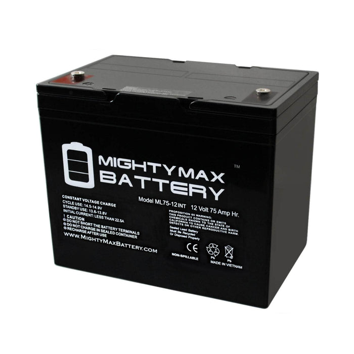 12V 75AH Internal Thread Battery For Heartway S12X VITA Monster