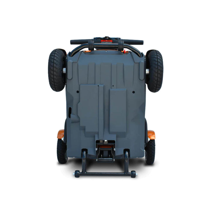 EV Rider Teqno Folding Mobility Color Orange Scooter Under View