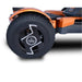 EV Rider Teqno Folding Mobility Color Orange - Wheel