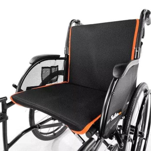 Feather Chair 13.5 LBS Color  Black Seat with Orange Backrest and Comfortable Foam