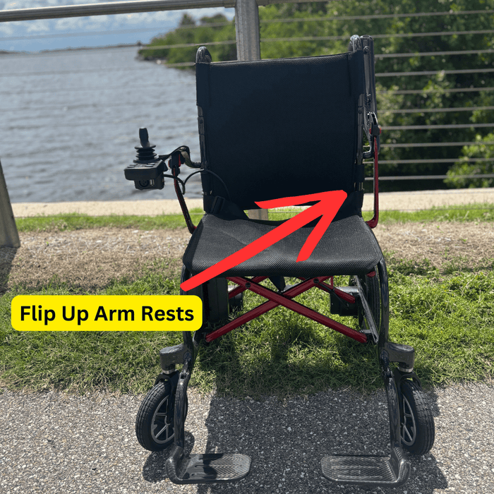 Force,ecj Ultralite g10 Flip Up Armres Front View