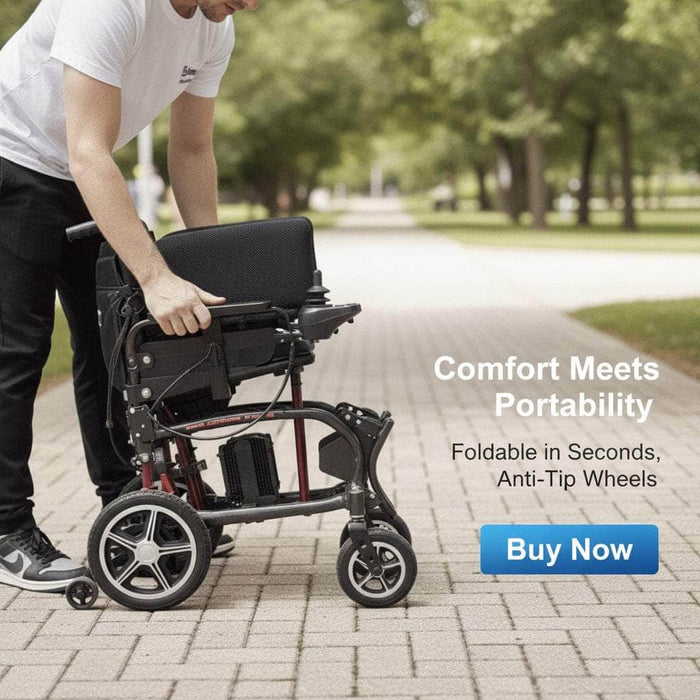 Forcemech Ultralite G10 Carbon Fiber Powerchair - Only 27 lbs