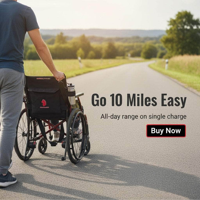 Forcemech Ultralite G10 Carbon Fiber Powerchair - Only 27 lbs