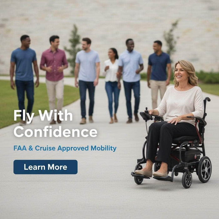 Forcemech Ultralite G10 Carbon Fiber Powerchair - Only 27 lbs