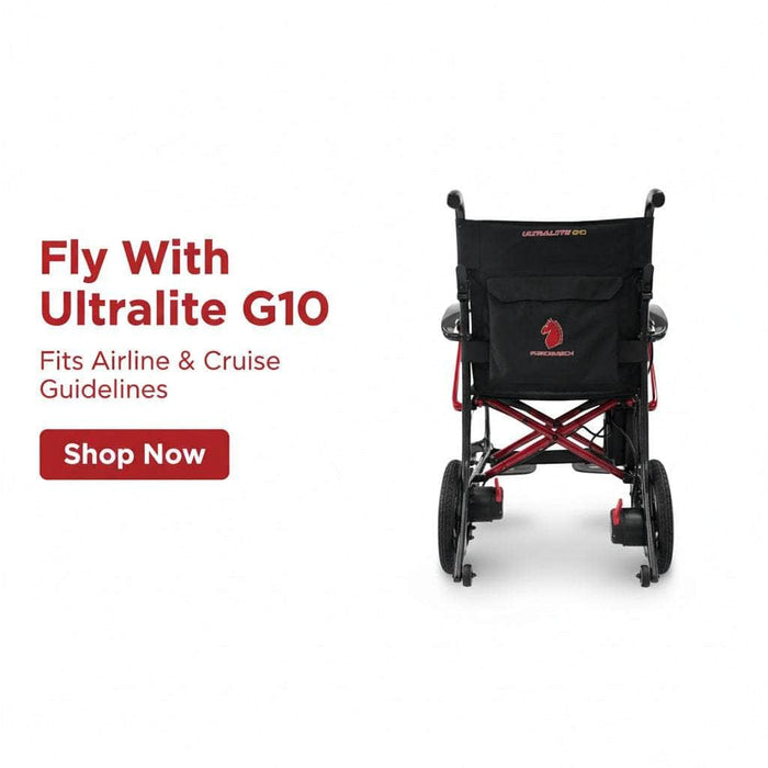 Forcemech Ultralite G10 Carbon Fiber Powerchair - Only 27 lbs