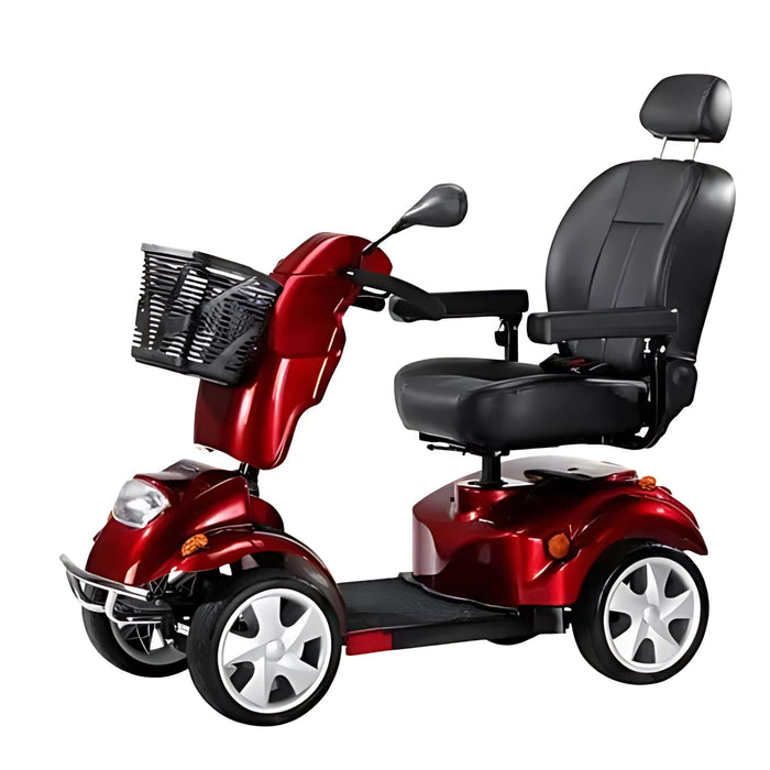 FR510FIIFourWheelScootercolorredleftsideview