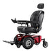 FreeRiderApolloIIPowerChairColorBlackandRedLeftSideView