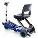 Luggie Standard 3 wheel mobility scooter Color Blue Back Right View