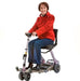 Luggie Standard 3 wheel mobility scooter with woman