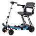 LuggieSuperPlus4WheelFoldingBatriaticMobilityScooterColorBlue