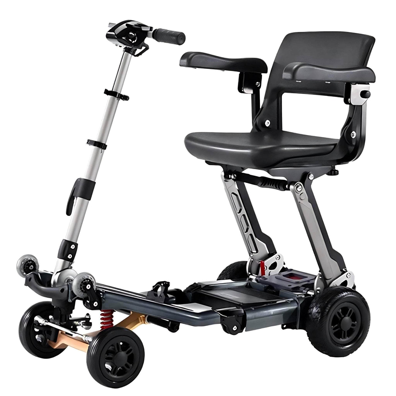 LuggieSuperPlus4WheelFoldingBatriaticMobilityScooterColorBlack