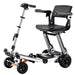 LuggieSuperPlus4WheelFoldingBatriaticMobilityScooterColorSilverBalck