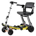 LuggieSuperPlus4WheelFoldingBatriaticMobilityScooterColoryellowblack