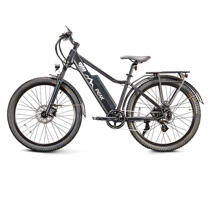 GIO Peak Electric Bike in Black Side View