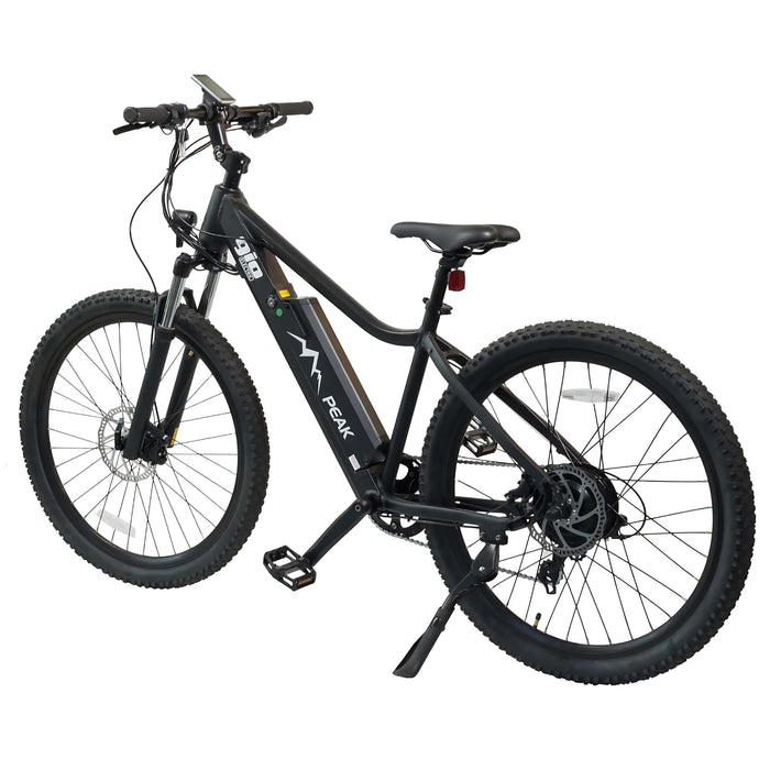 GIO Peak Electric Bike in Black Rear View