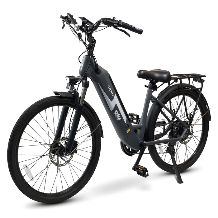 GIO Storm Electric Bike in Gray