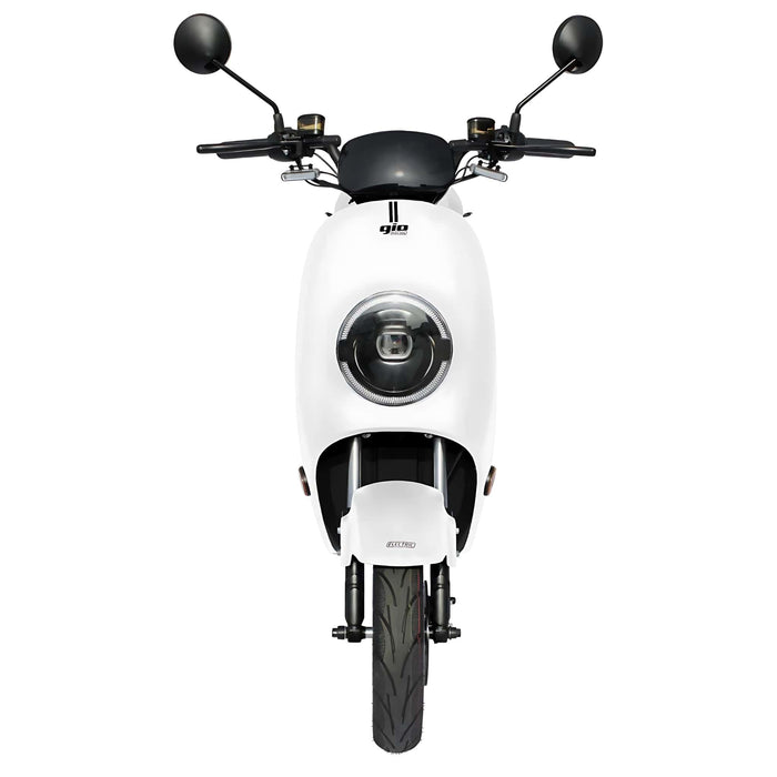 Gio Italia-Ultra Electric Scooter in White Front View