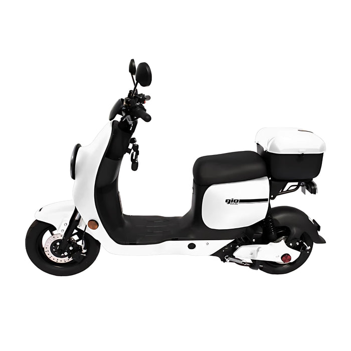 Gio Italia-Ultra Electric Scooter in White Side View 2