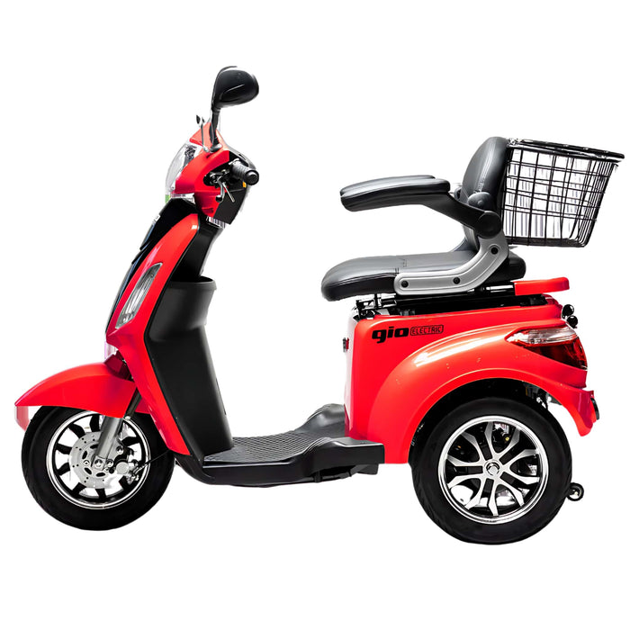 GIORegalMobilityScooterRedSide