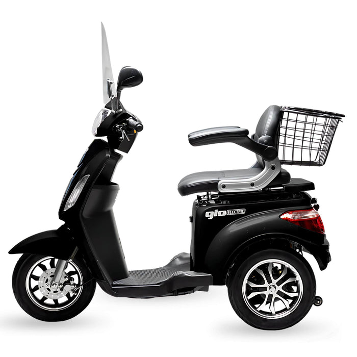 GIO_Regal_Mobility_Scooter_Black_Side