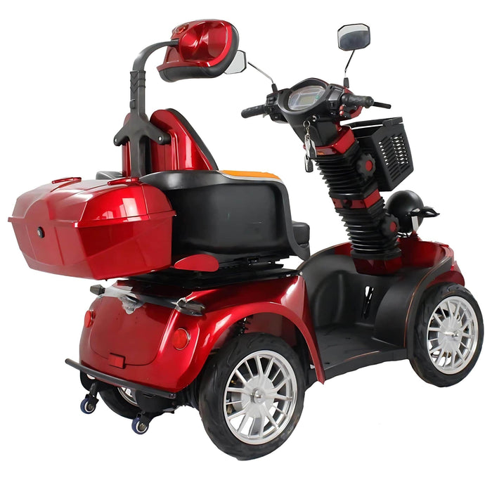 GIO Tron 4-Wheeled Smart Mobility Scooter in Red Back