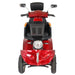 GIO Tron 4-Wheeled Smart Mobility Scooter in Red Front Center View